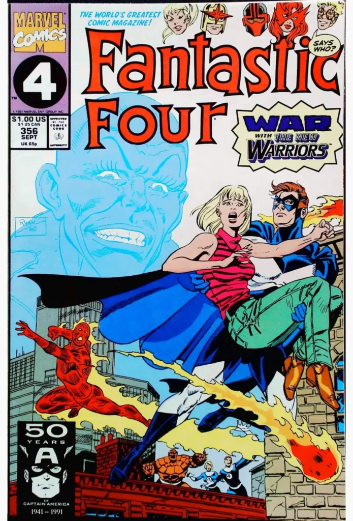 Fantastic Four #356, vue de l'exemplaire