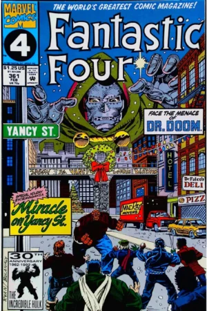 Couverture de FANTASTIC FOUR (1961) #361 - par Paul Ryan - lecubeacomics.com