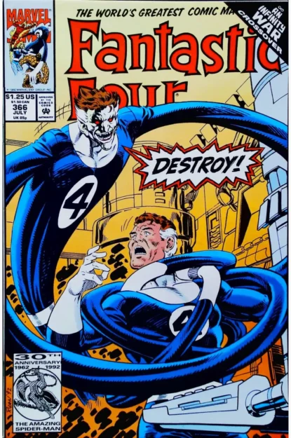 FANTASTIC FOUR (1961) #366 - Marvel - lecubeacomics.com Couverture de FANTASTIC FOUR (1961) #366 - par Paul Ryan - lecubeacomics.com