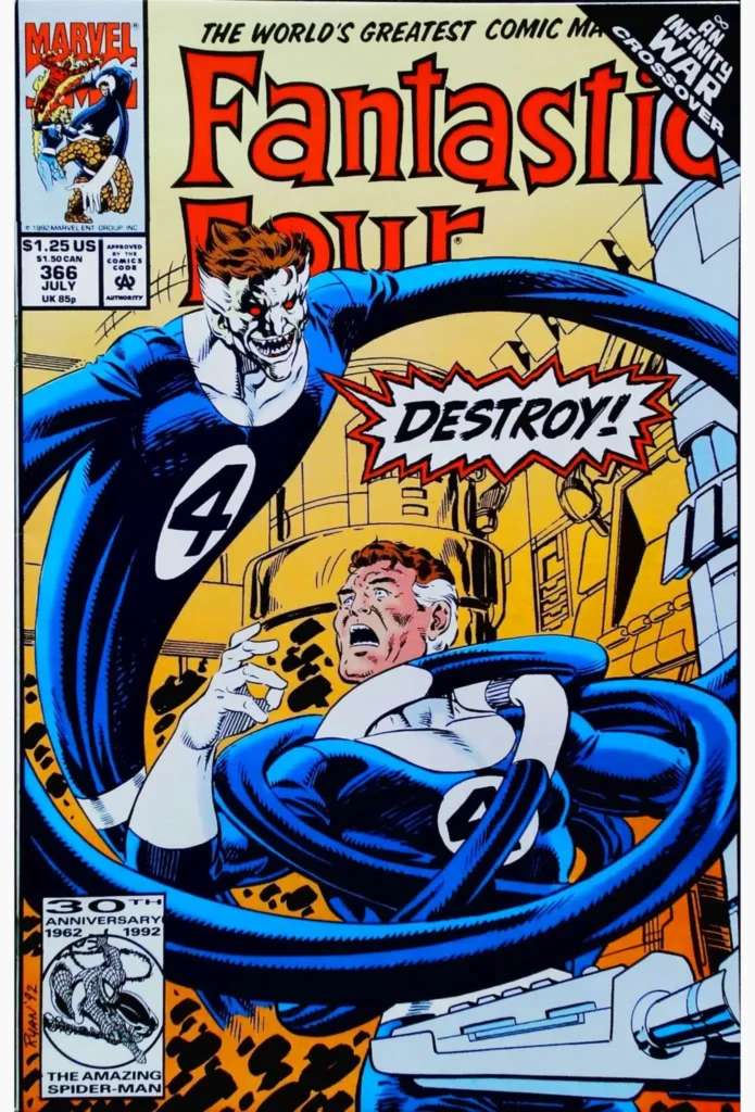 Fantastic Four #366, vue de l'exemplaire