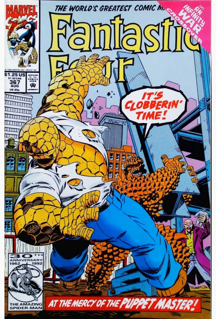 Fantastic Four #367, vue de l'exemplaire