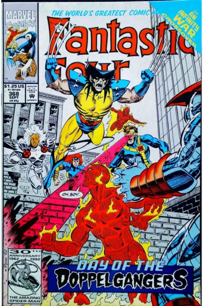 FANTASTIC FOUR (1961) #368 - Marvel - lecubeacomics.com Couverture de FANTASTIC FOUR (1961) #368 - par Danny Bulanadi - lecubeacomics.com