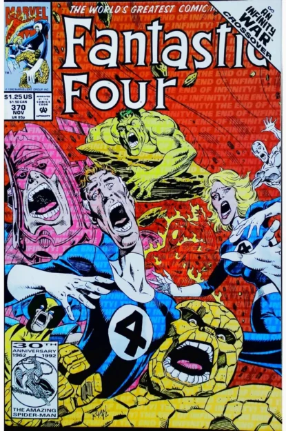 FANTASTIC FOUR (1961) #370 - Marvel - lecubeacomics.com Couverture de FANTASTIC FOUR (1961) #370 - par Paul Ryan - lecubeacomics.com