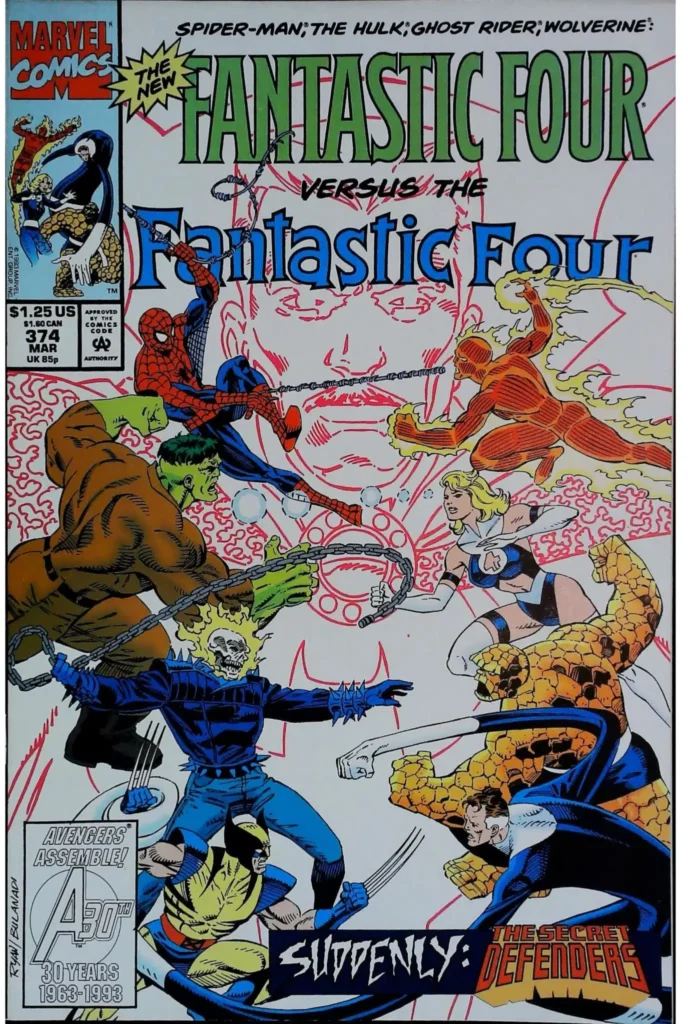 Fantastic Four #374, vue de l'exemplaire