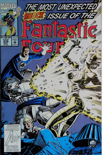 FANTASTIC FOUR (1961) #376 - Marvel - lecubeacomics.com Couverture de FANTASTIC FOUR (1961) #376 - par Paul Ryan - lecubeacomics.com