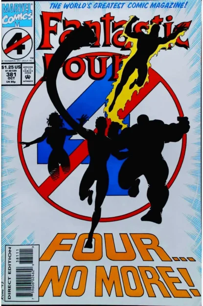 FANTASTIC FOUR (1961) #381 - Marvel - lecubeacomics.com Couverture de FANTASTIC FOUR (1961) #381 - par Paul Ryan - lecubeacomics.com