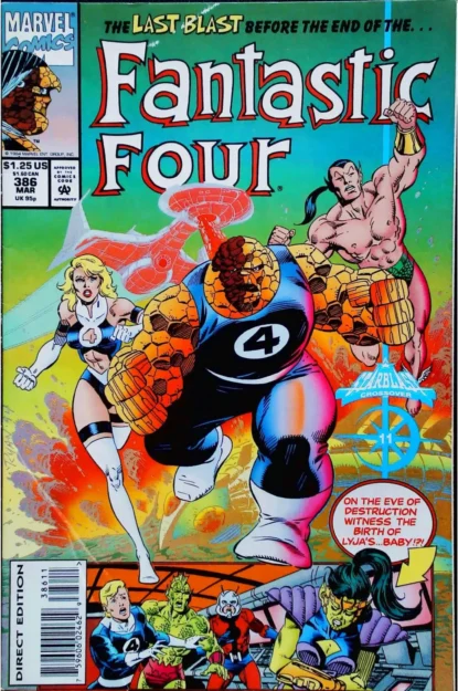 FANTASTIC FOUR (1961) #386 - Marvel - lecubeacomics.com Couverture de FANTASTIC FOUR (1961) #386 - par Paul Ryan - lecubeacomics.com