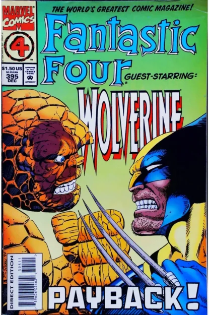 FANTASTIC FOUR (1961) #395 - Marvel - lecubeacomics.com Couverture de FANTASTIC FOUR (1961) #395 - par Paul Ryan - lecubeacomics.com