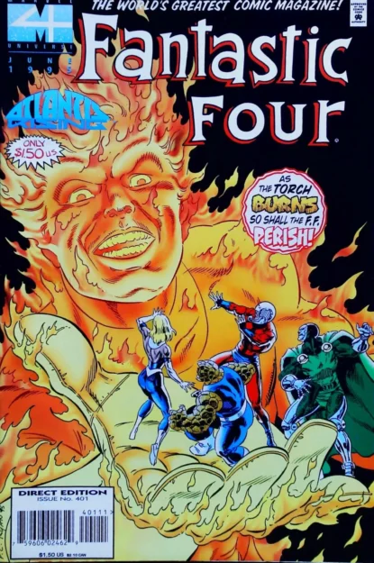 FANTASTIC FOUR (1961) #401 - Marvel - lecubeacomics.com Couverture de FANTASTIC FOUR (1961) #401 - par Paul Ryan - lecubeacomics.com