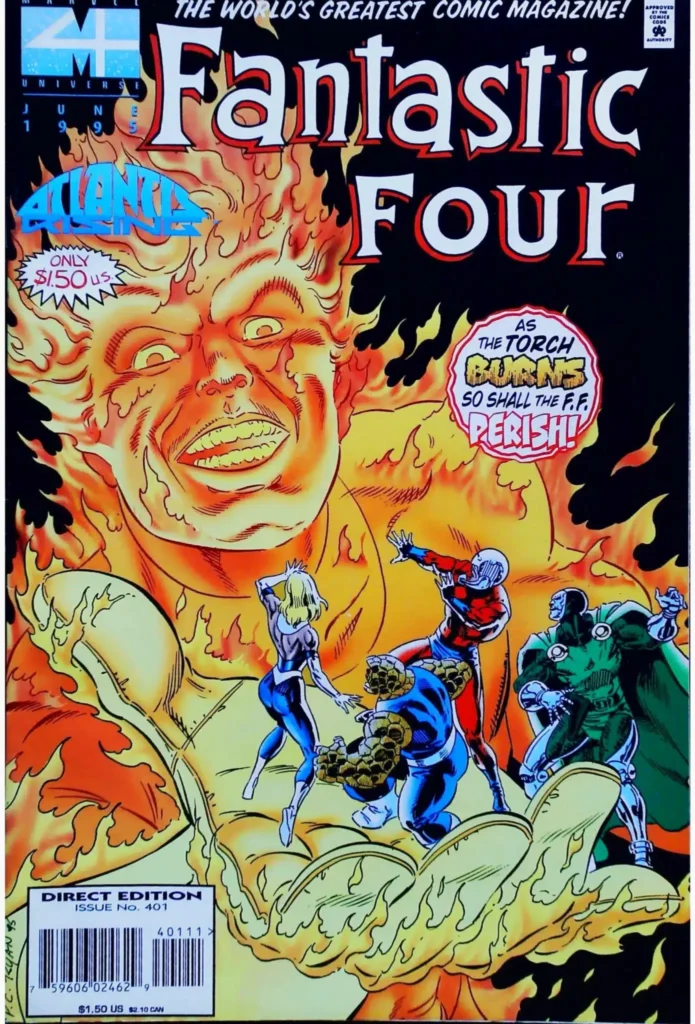 Fantastic Four #401, vue de l'exemplaire