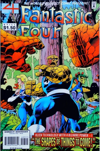 FANTASTIC FOUR (1961) #403 - Marvel - lecubeacomics.com Couverture de FANTASTIC FOUR (1961) #403 - par Paul Ryan - lecubeacomics.com