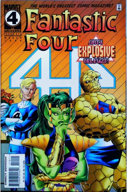 FANTASTIC FOUR (1961) #410 - Marvel - lecubeacomics.com Couverture de FANTASTIC FOUR (1961) #410 - par Danny Bulanadi - lecubeacomics.com