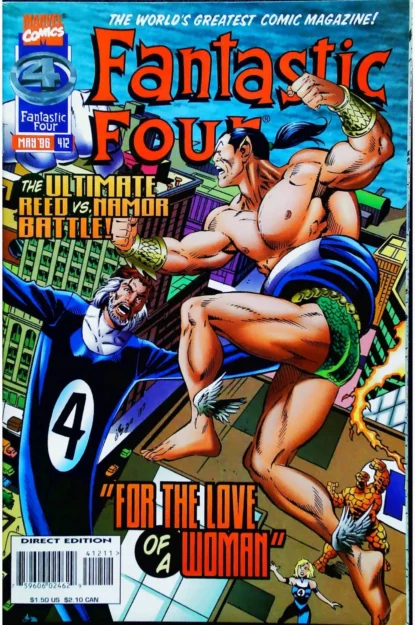 FANTASTIC FOUR (1961) #412 - Marvel - lecubeacomics.com Couverture de FANTASTIC FOUR (1961) #412 - par Danny Bulanadi - lecubeacomics.com