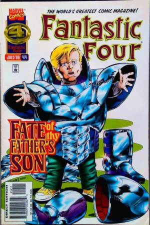 Couverture de FANTASTIC FOUR (1961) #414 - par Harry Candelario - lecubeacomics.com