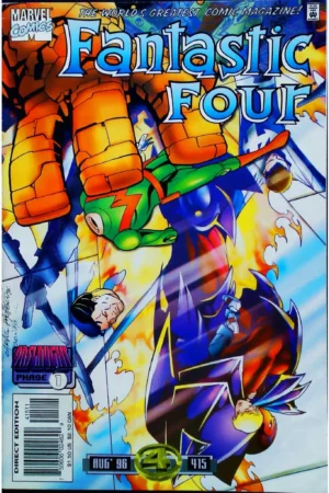 Couverture de FANTASTIC FOUR (1961) #415 - par Bob Wiacek - lecubeacomics.com