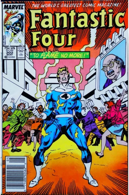 FANTASTIC FOUR (1961) #302 - Marvel - lecubeacomics.com Couverture de FANTASTIC FOUR (1961) #302 - par John Buscema - lecubeacomics.com