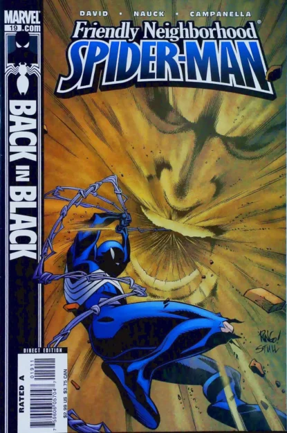 Couverture de FRIENDLY NEIGHBORHOOD SPIDER-MAN (2005) #19 - par Mike Wieringo - lecubeacomics.com