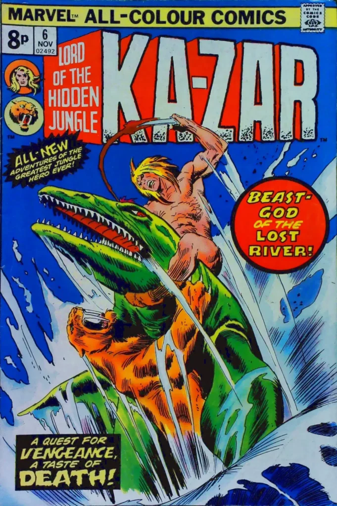 Ka-Zar #6, vue de l'exemplaire