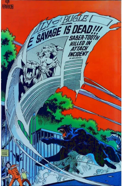 KA-ZAR THE SAVAGE (1981) #22 - Marvel - lecubeacomics.com Couverture de KA-ZAR THE SAVAGE (1981) #22 - par Armando Gil - lecubeacomics.com
