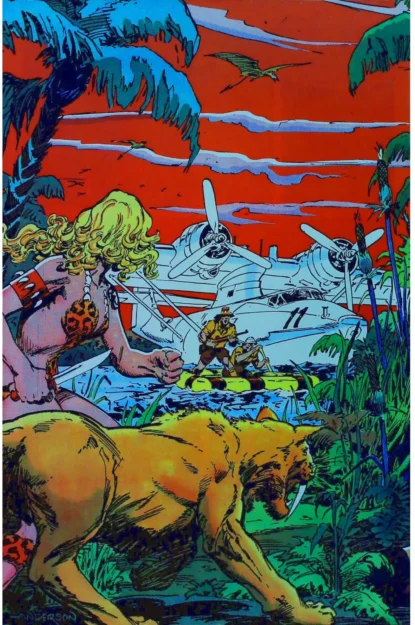 KA-ZAR THE SAVAGE (1981) #18 - Marvel - lecubeacomics.com Couverture de KA-ZAR THE SAVAGE (1981) #18 - par Brent Eric Anderson - lecubeacomics.com