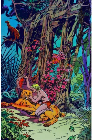 Couverture de KA-ZAR THE SAVAGE (1981) #20 - par Armando Gil - lecubeacomics.com