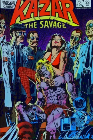 Couverture de KA-ZAR THE SAVAGE (1981) #23 - par Armando Gil - lecubeacomics.com