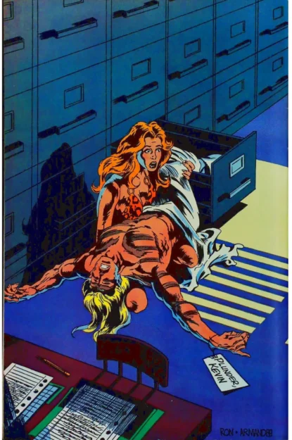 KA-ZAR THE SAVAGE (1981) #25 - Marvel - lecubeacomics.com Couverture de KA-ZAR THE SAVAGE (1981) #25 - par Armando Gil - lecubeacomics.com