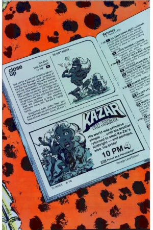 Couverture de KA-ZAR THE SAVAGE (1981) #32 - par Paul Neary - lecubeacomics.com