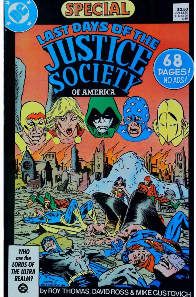 Last Days Of The Justice Society Special #1, vue de l'exemplaire