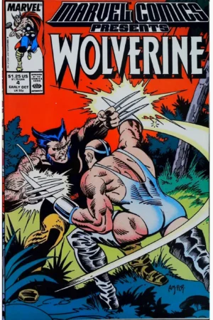 Couverture de MARVEL COMICS PRESENTS (1988) #4 - par Al Milgrom - lecubeacomics.com