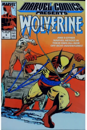 Couverture de MARVEL COMICS PRESENTS (1988) #5 - par John Buscema - lecubeacomics.com