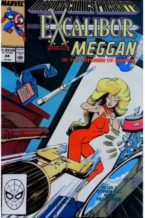 Couverture de MARVEL COMICS PRESENTS (1988) #34 - par Paul Smith - lecubeacomics.com