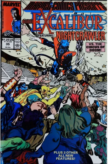 Couverture de MARVEL COMICS PRESENTS (1988) #35 - par Tom Grindberg - lecubeacomics.com