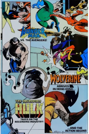 Couverture de MARVEL COMICS PRESENTS (1988) #38 - par Mark Badger - lecubeacomics.com