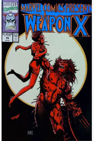 Couverture de MARVEL COMICS PRESENTS (1988) #76 - par Barry Windsor-Smith - lecubeacomics.com