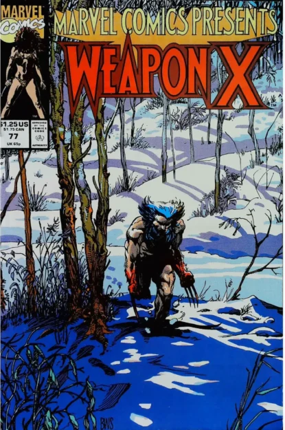 MARVEL COMICS PRESENTS (1988) #77 - Marvel - lecubeacomics.com Couverture de MARVEL COMICS PRESENTS (1988) #77 - par Barry Windsor-Smith - lecubeacomics.com