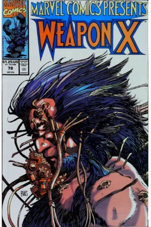 Couverture de MARVEL COMICS PRESENTS (1988) #78 - par Al Milgrom - lecubeacomics.com