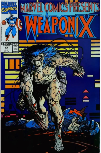 MARVEL COMICS PRESENTS (1988) #80 - Marvel - lecubeacomics.com Couverture de MARVEL COMICS PRESENTS (1988) #80 - par Barry Windsor-Smith - lecubeacomics.com