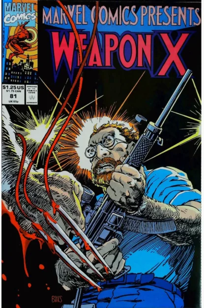 MARVEL COMICS PRESENTS (1988) #81 - Marvel - lecubeacomics.com Couverture de MARVEL COMICS PRESENTS (1988) #81 - par Barry Windsor-Smith - lecubeacomics.com