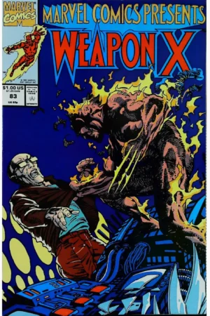 Couverture de MARVEL COMICS PRESENTS (1988) #83 - par Barry Windsor-Smith - lecubeacomics.com