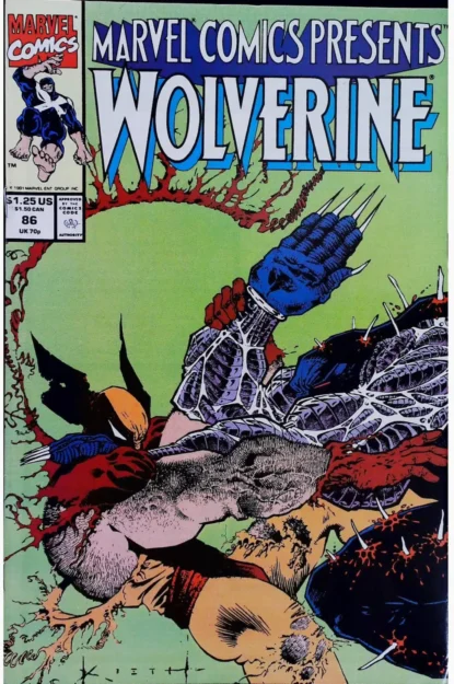 MARVEL COMICS PRESENTS (1988) #86 - Marvel - lecubeacomics.com Couverture de MARVEL COMICS PRESENTS (1988) #86 - par Chris Marrinan - lecubeacomics.com