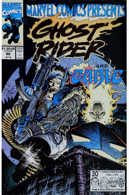 MARVEL COMICS PRESENTS (1988) #90 - Marvel - lecubeacomics.com Couverture de MARVEL COMICS PRESENTS (1988) #90 - par Sam Kieth - lecubeacomics.com