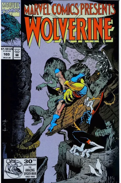 Couverture de MARVEL COMICS PRESENTS (1988) #103 - par Sam Kieth - lecubeacomics.com