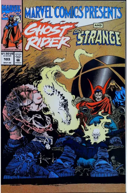 MARVEL COMICS PRESENTS (1988) #103 - Marvel - lecubeacomics.com Couverture de MARVEL COMICS PRESENTS (1988) #103 - par Sam Kieth - lecubeacomics.com