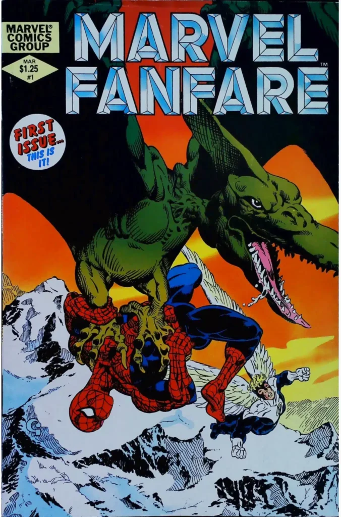Marvel Fanfare #1, vue de l'exemplaire