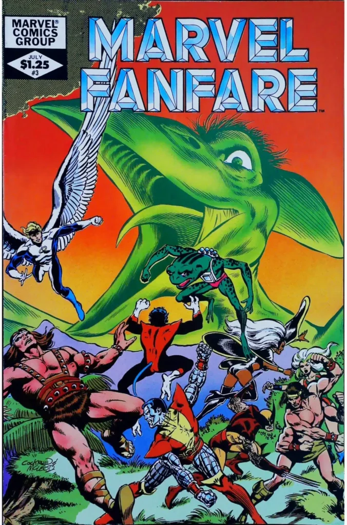 Marvel Fanfare #3, vue de l'exemplaire