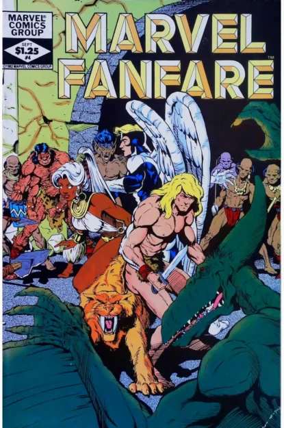 MARVEL FANFARE (1982) #4 - Marvel - lecubeacomics.com Couverture de MARVEL FANFARE (1982) #4 - par Paul Smith - lecubeacomics.com