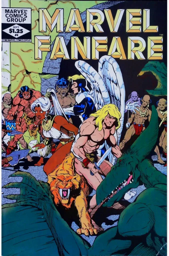 Marvel Fanfare #4, vue de l'exemplaire