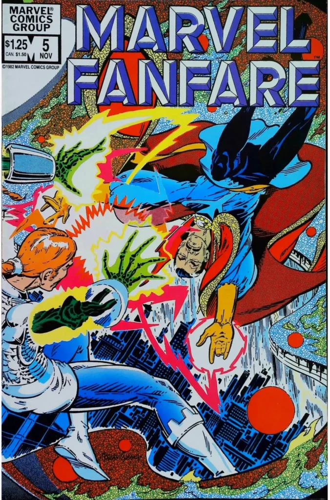 Marvel Fanfare #5, vue de l'exemplaire