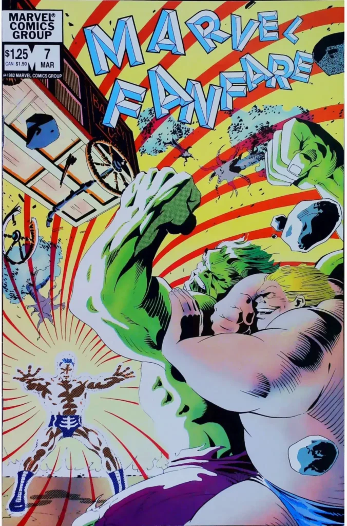 Marvel Fanfare #7, vue de l'exemplaire